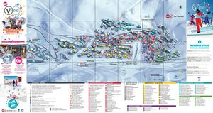 Plan Station Val Thorens - 2019/2020