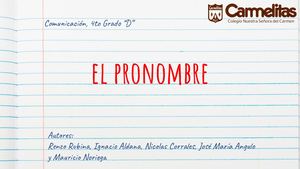 Pronombre