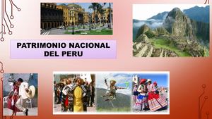 Patrimonio Nacional Del Peru
