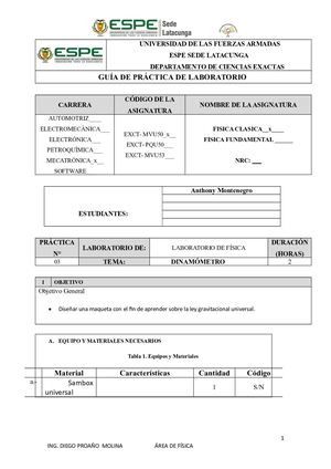 Guia De Laboratorio Practica Ley Gravitacional uni.