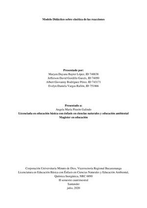 Plan De Química Inorgánica