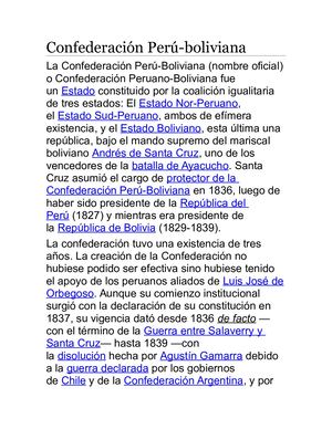 Confederación Perúana Boliviana