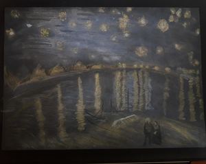 La Noche Estrellada Sobre El Ródano De Vincent Van Gogh (1)