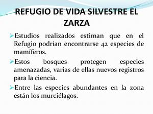 Refugio De Vida Silvestre El Zarza