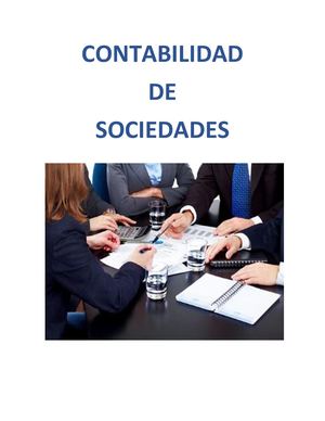 Contabilidad De Sociedades