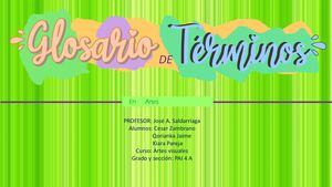 Glosario Pareja,jaime,zambrano