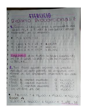 Ejercicio Reparto Proporcional Simple Iris