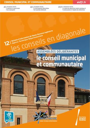 Conseil en diagonale n° 12 - Le conseil municipal et communautaire