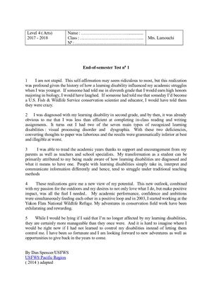 Reading Comprehension Level 4 Good