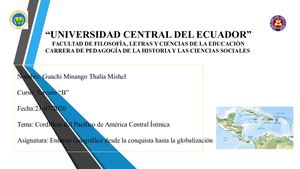 Cordillera Del Pacífico En América Central