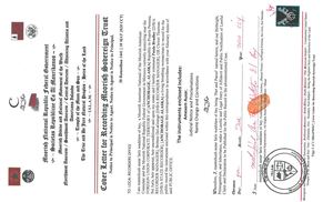 MKAFW017 Cover Letter For Moorish Sovereign Trust With Declaration And Id And Proclamation