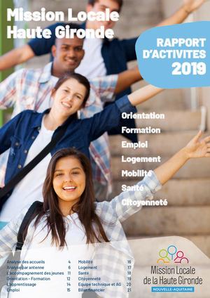 Rapport D'activité 2019 Ml Haute Gironde