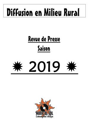 Revue De Presse Saison Music'al Sol 2019
