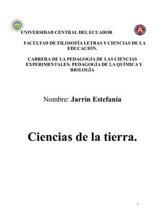 Ciencias De La Tierra