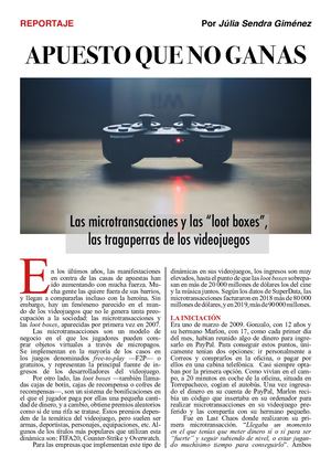 Apuesto que no ganas - Reportaje por Júlia Sendra Giménez