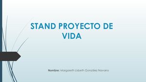 Stand Proyecto De Vida