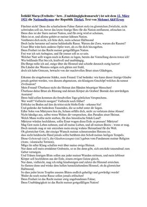 Nationalhymne Türkei