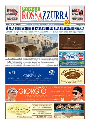 Gazzetta Rossazzurra Anno V N 13 Del 25 7 2020