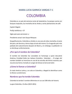 Colombia 7 1 Maria Garnica