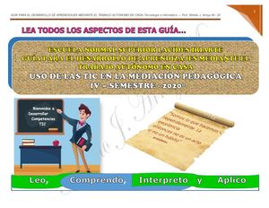 Guia De Aprendizaje Autonomo Iv Semestre (23 07 20)