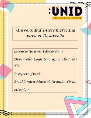 Proyecto Final. Parte 1