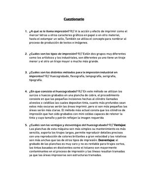 Cuestionario Y Significados Impresion 9943