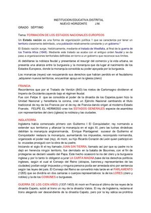 Guia Los Estados Nacionales En Europa   grado 700
