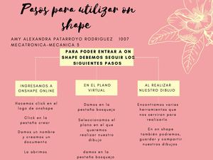Pasos Para Utilizar On Shape
