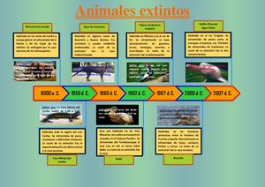 Francisco De La Cruz Linea De Tiempo Animales Extintos