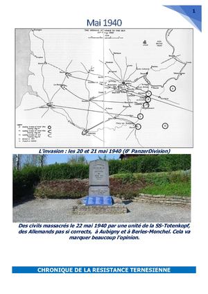 Chronologie Résistance Ternésienne