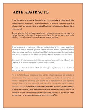 Arte Abstracto