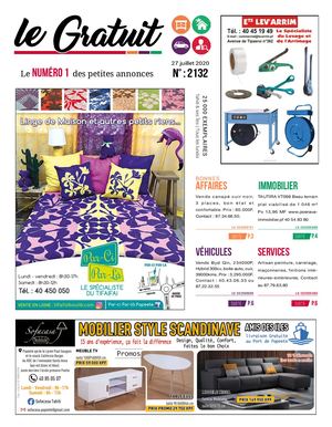 Gratuit Du 27/07/2020 N° 2132