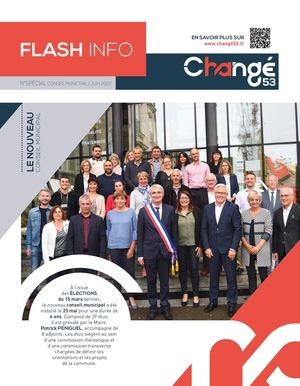 FLASH INFO  "SPECIAL CONSEIL MUNICIPAL"