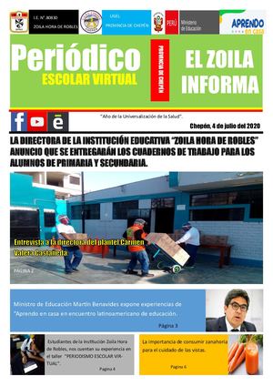 Periodico Escolar "El Zoila Informa"-CHEPÉN