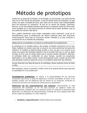 Método de prototipos