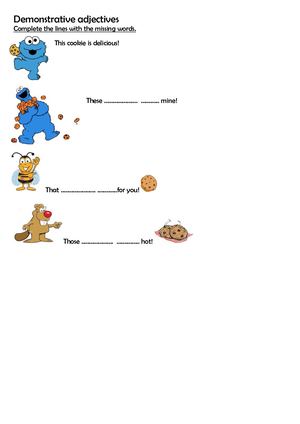 Ejercicios Demostrativos