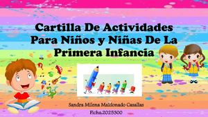 Cartilla De Actividades