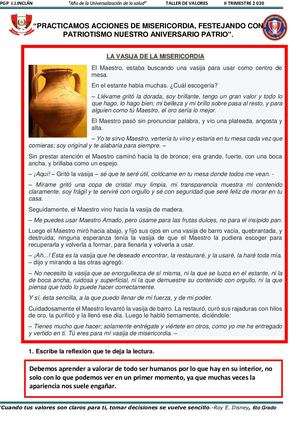 Ficha 20 Misericordia