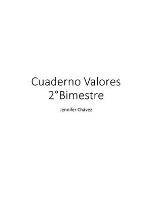 Cuaderno Valores 2°bimestre 1