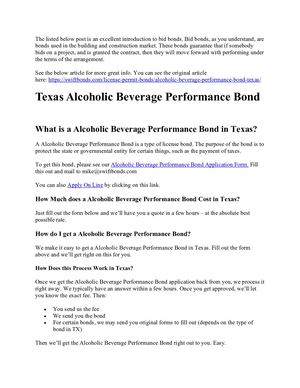 Calaméo - Texas Alcoholic Beverage Performance Bond