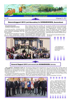 UEWHG JOURNAL NR. 27