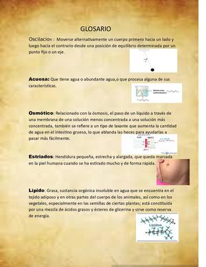 glosario y cuestionario de Biologia