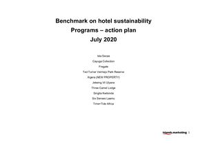Benchmark Sustainable Hôtels Avec Annexes