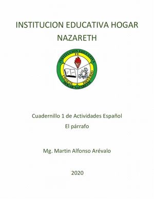 Cuadernillo 3 1, El Parrafo