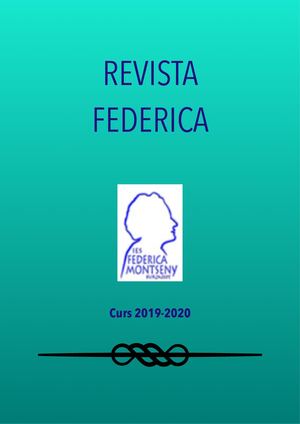 Revista Federica 2019-2020