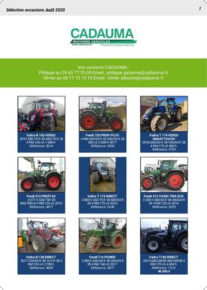 CADAUMA - Occasion Aout 2020