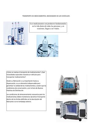 Transporte De Medicamentos