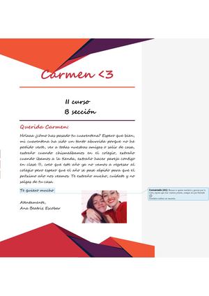 Carta - Ana Beatriz Escobar