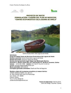 Anteproyecto La Rosa Cdi 2013