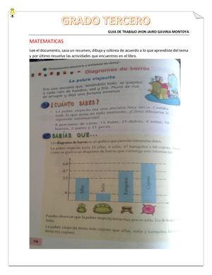 Guia De Trabajo Matematicas